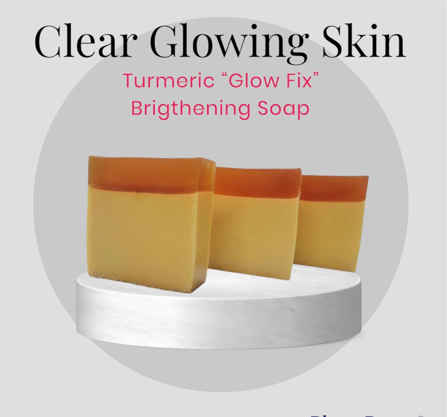 Turmeric “Glow fix” brightening soap