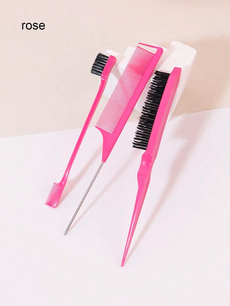 3pcs sleek n smooth brush/ comb set