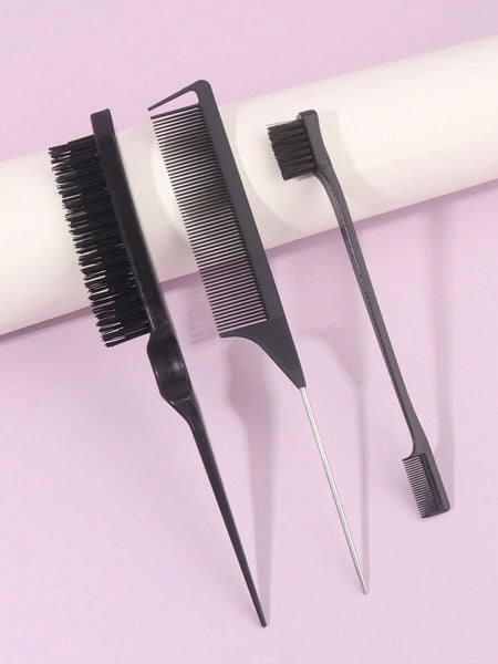 3pcs sleek n smooth brush/ comb set