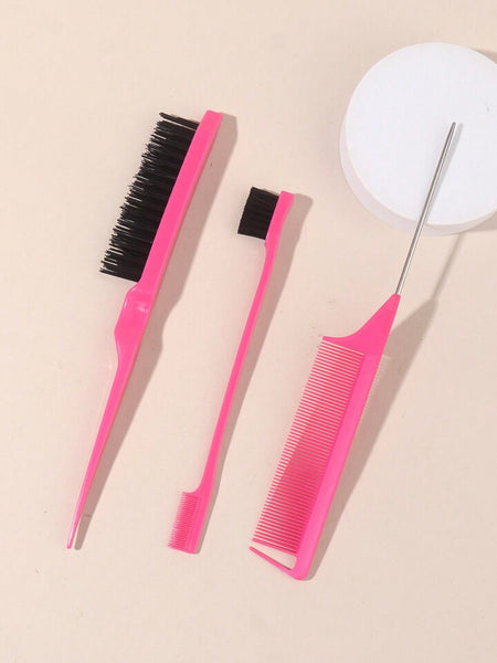 3pcs sleek n smooth brush/ comb set