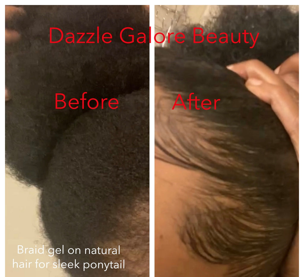 Dazzle Galore Beauty no flake so slick braid & hair gel – DazzleGaloreBeauty