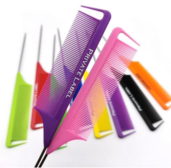 Wholesale Custom logo precision perfect parting comb braiding comb –  DazzleGaloreBeauty