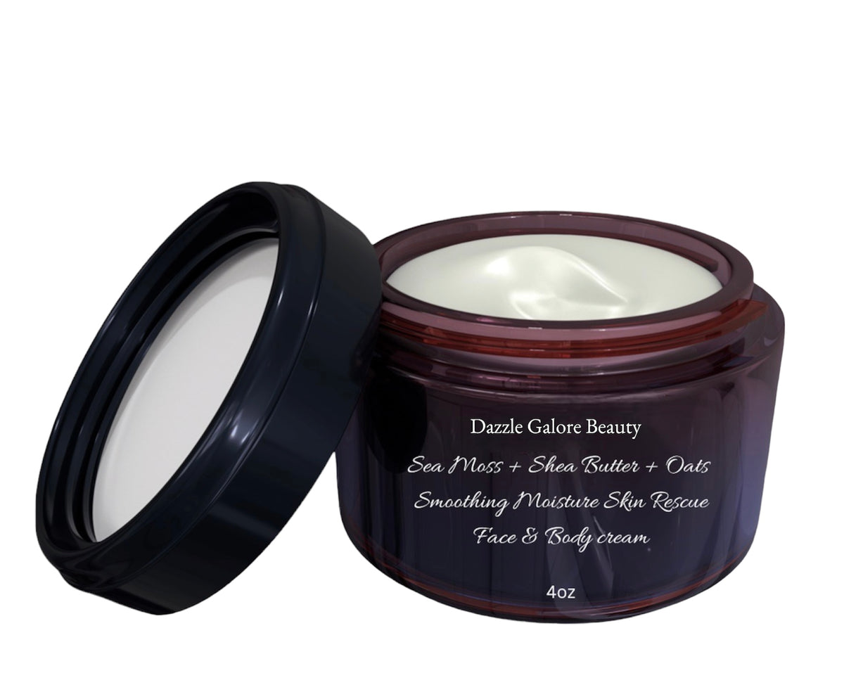 Sea moss butter oats eczema psoriasis smoothing skin relief moisturizi