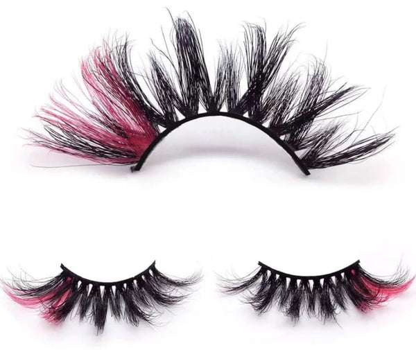 Pop icon color highlight 3d mink eyelashes